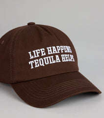 Tequila Therapy Embroidered Baseball Cap