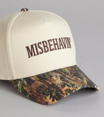 Misbehavin’ Camouflage Baseball Cap