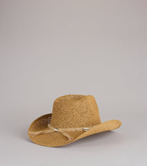 Seaside Rodeo Shell Cowboy Hat