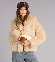Brew Buddy Plush Coffee Bean Keychain