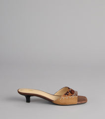 Fierce Step Patchwork Mules