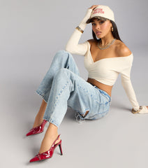 Final Touch Buckle Stiletto Pumps