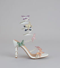 Extra Sparkle Butterfly Spiral Heels