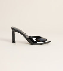 Picture Perfect Faux Leather Mules