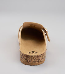 Weekend Ease Faux Suede Studded Clogs