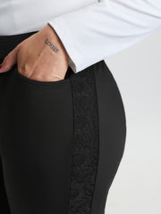 Stretchy Waistband Skinny-Fit Pants