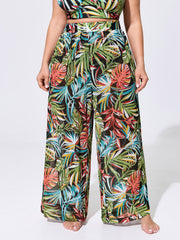 Tropical Vibes Sheer Sarong Set Swim Bottoms