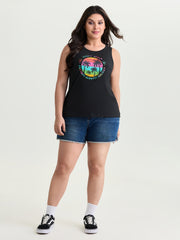 Cotton Island Energy Colorful Motif Tank Top