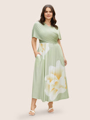 Everywhere Dress - Floral Mesh Ties Dress