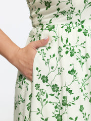 Floral Print Cami Tiered Maxi Dress