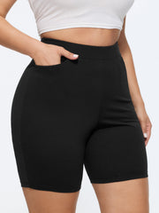 Stretchy Pull-On Plain Leggings