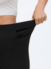Stretchy Pull-On Plain Leggings