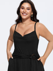Supersoft High Low Hem Sleeveless Midi Dress