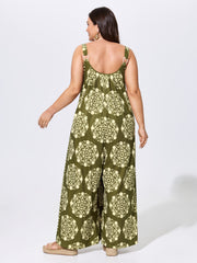 Sunkissed Stretchy Adjustable Strap Jumpsuit