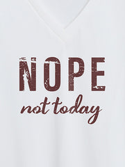 Lazy Vibes V-Neck T-Shirt