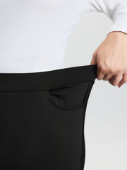 Stretchy Waistband Skinny-Fit Pants