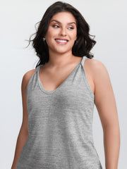 Supersoft Heather V-Neck Relaxed-Fit Tank Top
