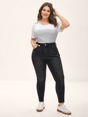 5 Pockets Stretch Skinny-Fit Jeans