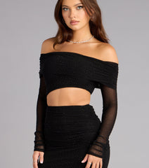 Lila Rhinestone Mermaid Formal Dress