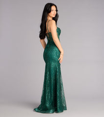 Phoebe Glitter Tulle Corset Formal Dress