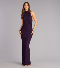 Betsy Mesh Open Back Formal Dress