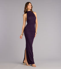 Betsy Mesh Open Back Formal Dress