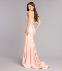 Elodie Sequin Beaded Corset Mermaid Dress