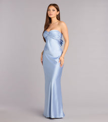 Marlissa Satin Column Formal Dress