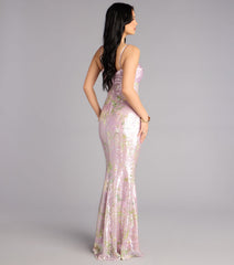Murielle Sequin Mermaid Formal Dress