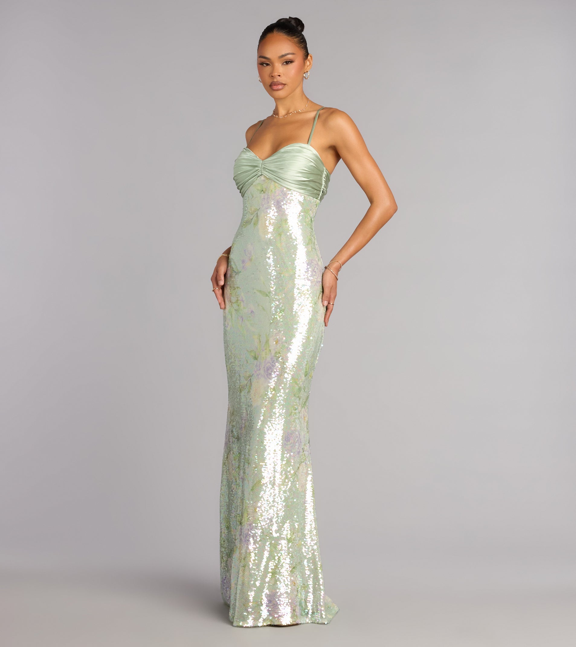 Murielle Sequin Mermaid Formal Dress