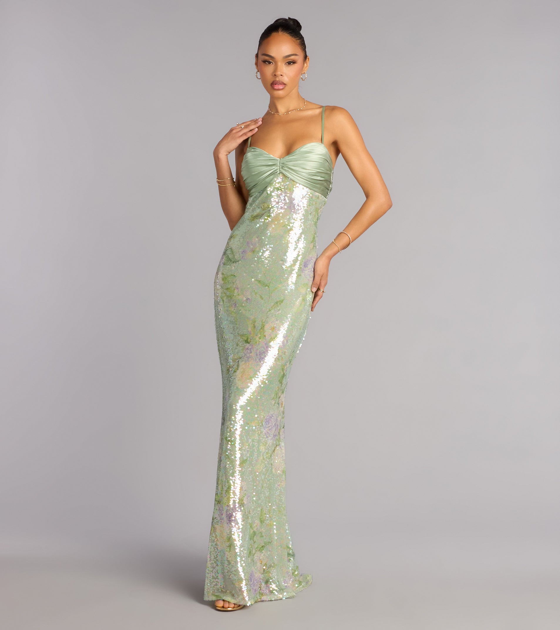 Murielle Sequin Mermaid Formal Dress