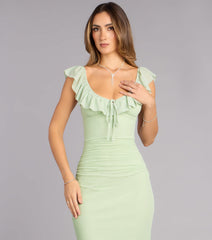 Emberly Mesh Mermaid Formal Dress