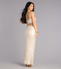 Blake Sequin Payette One Shoulder Formal Dress