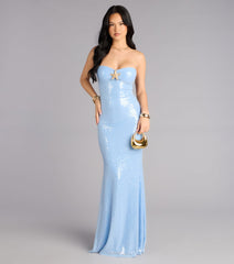 Aimee Sequin Starfish Formal Dress