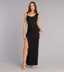 Colleen Mesh Column Formal Dress
