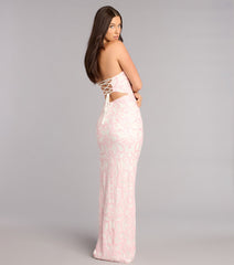 Alexis Sequin Column Formal Dress
