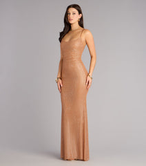 Lindsay Rhinestone Mermaid Formal Dress