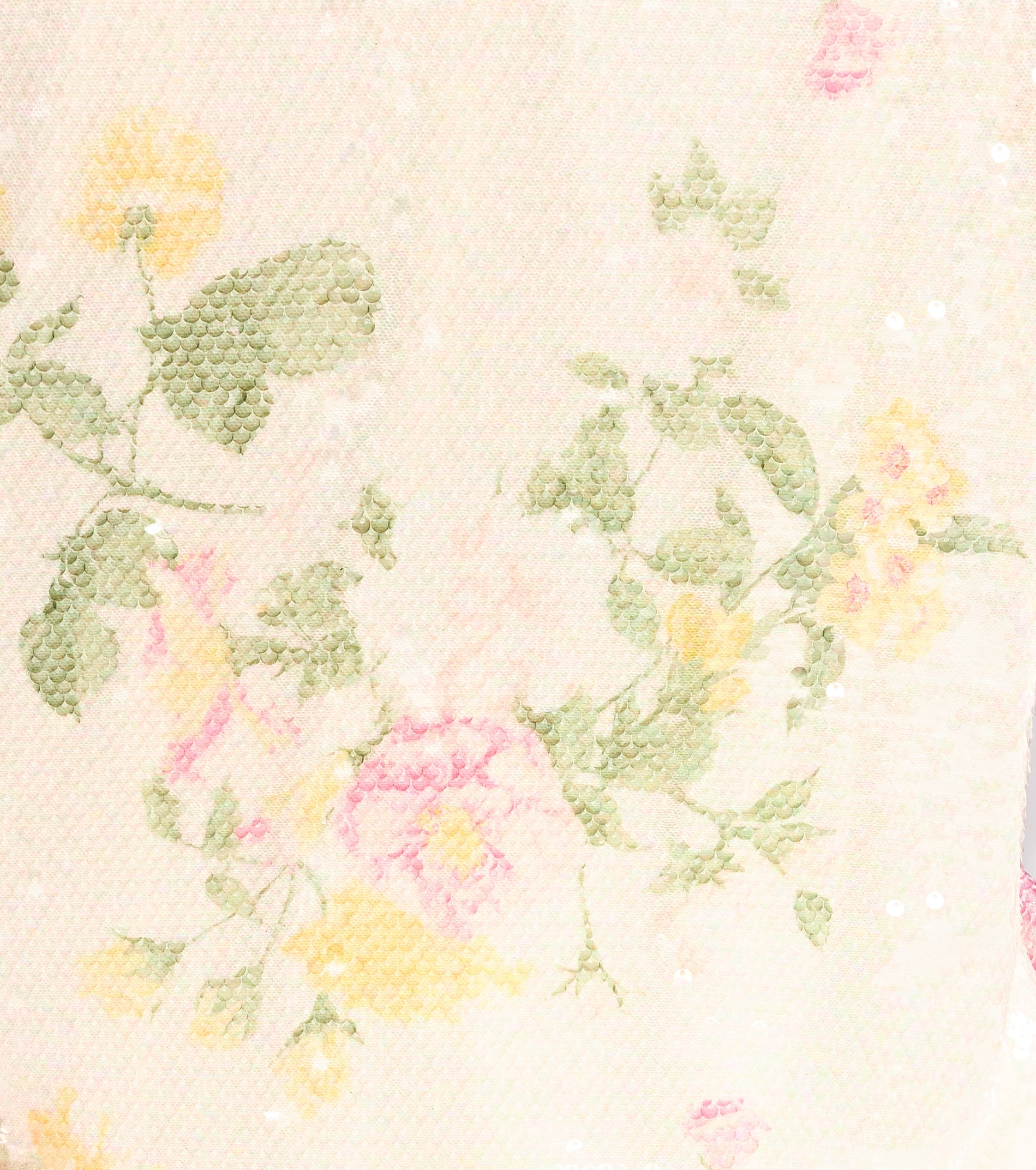 Elora Floral Sequin Lace-Up Mermaid Dress