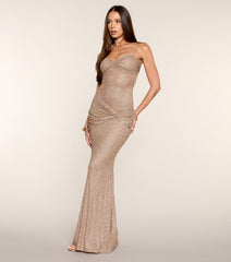Alice Glitter Mesh Mermaid Formal Dress