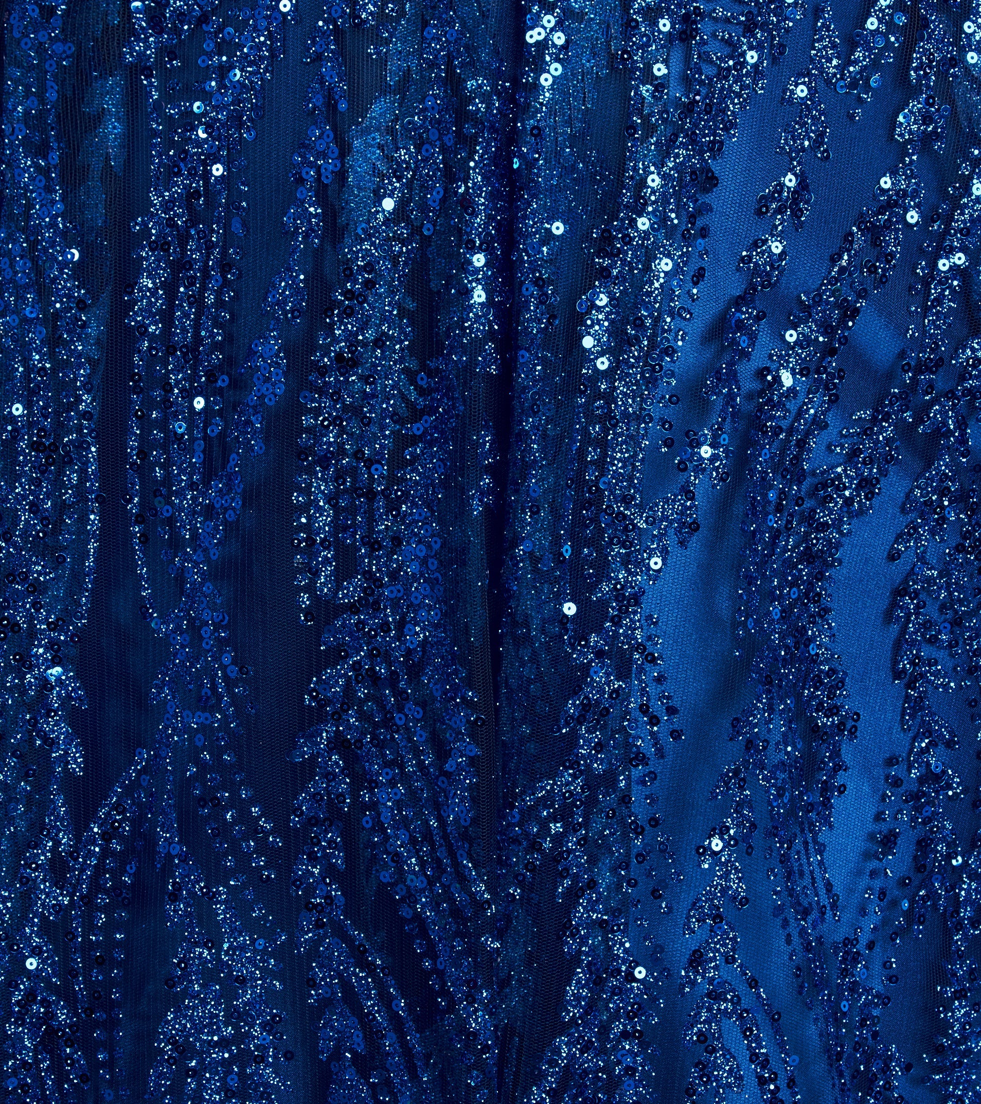 Ivy Glitter Sequin Lace-Up Ball Gown