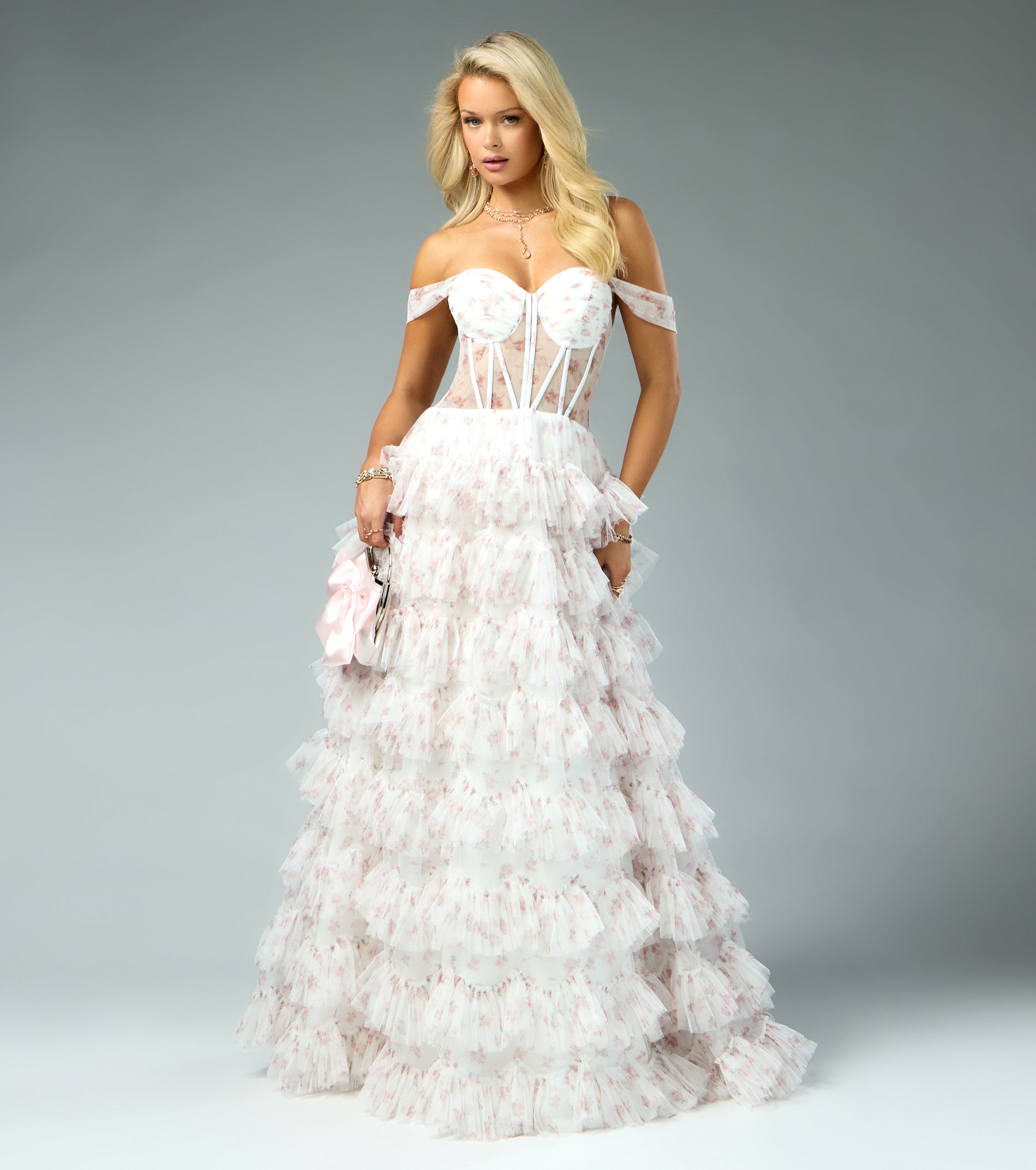 Brienne Off-The-Shoulder Ball Gown