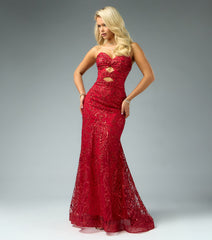 Juliet Glitter Sequin Mermaid Ball Gown