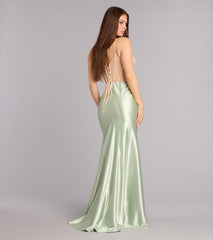 Devon Rhinestone Corset Formal Dress