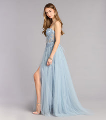 Melissa Corset Tulle A-Line Ball Gown