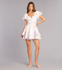 Day Date Floral Mini Dress