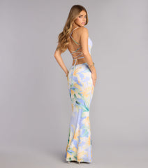 Vacation Coded Floral Maxi Dress