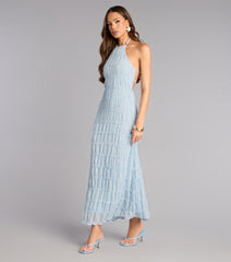Spring Breeze Chiffon Maxi Dress