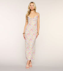 Gallery Date Floral Midi Dress