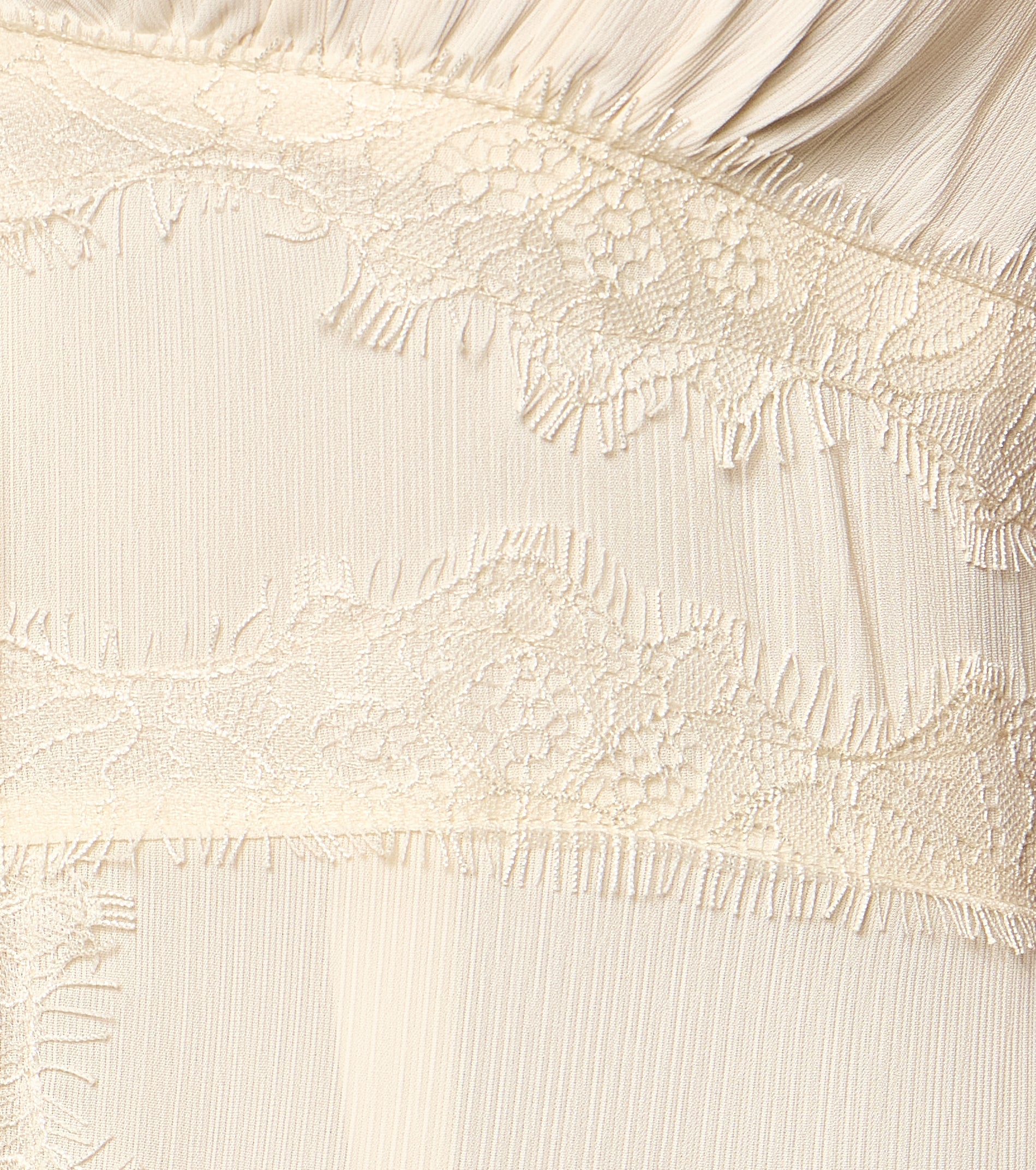RSVP Ruffle Chiffon Maxi Dress