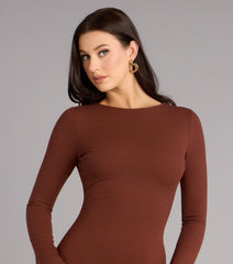 Keep Them Curious Tie Back Mini Dress
